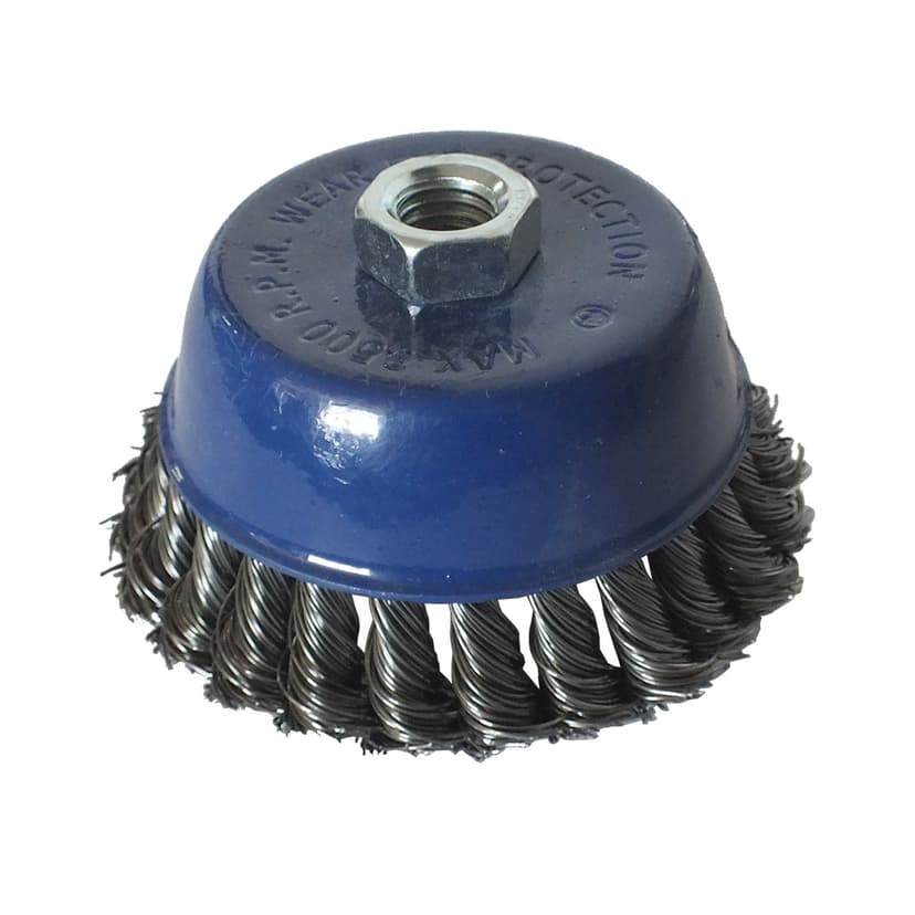 Щітка торцева з плетеної проволоки 100мм, М14 (СВІТЯЗЬ)