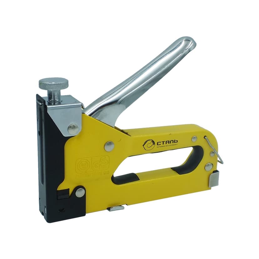 (62002) Степлер будівельний 4-14мм тип Т53, +400 скоб (new) СТАЛЬ