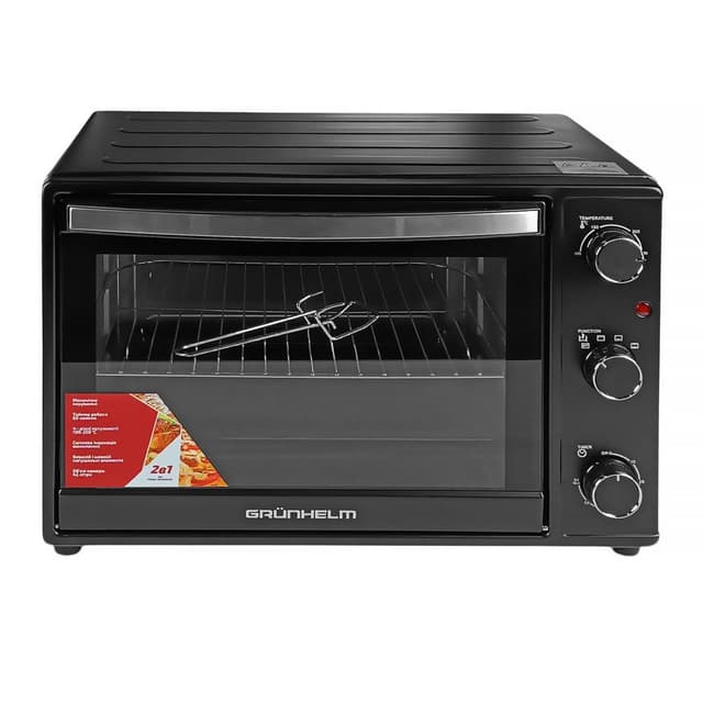 Піч електрична - GN42AВ (чорний) 42л, 2000 Вт (GRUNHELM)
