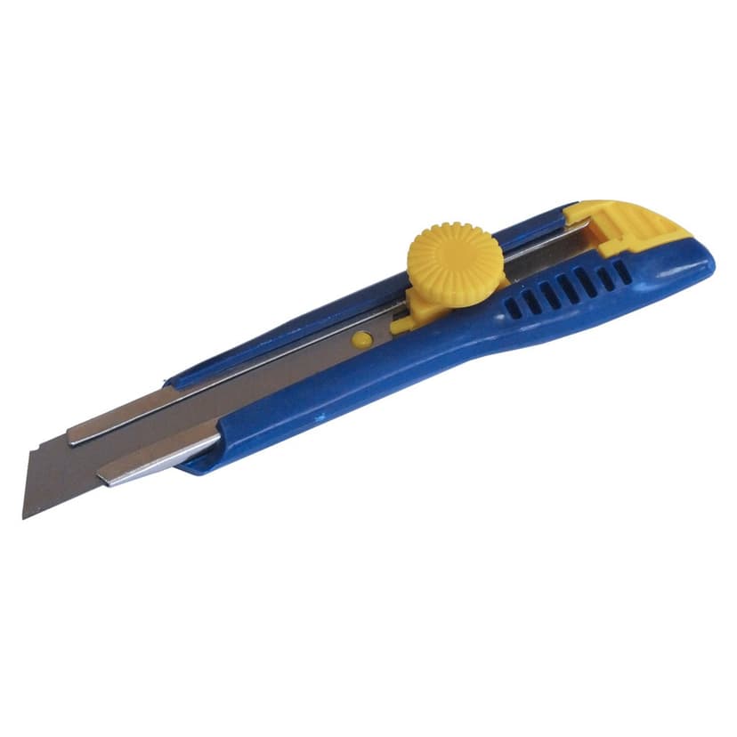 (23403) Ніж пластиковий 18мм, мет. напр, оберт. фікс, СВІТЯЗЬ