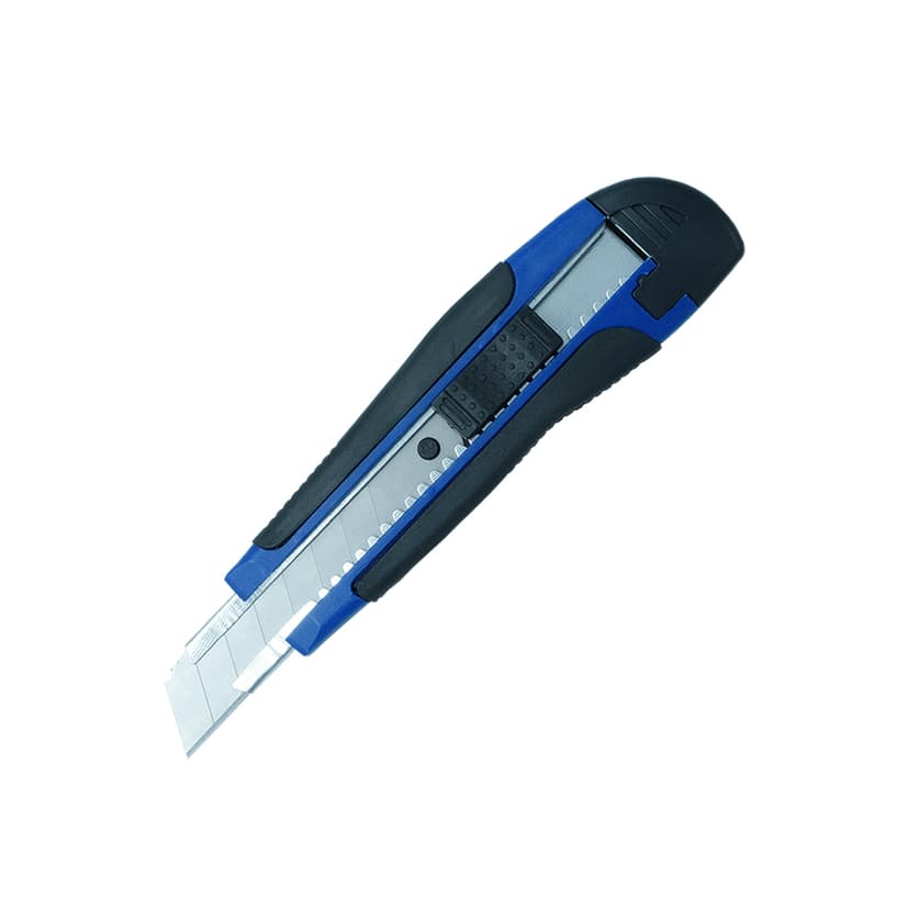 (23404) Ніж пластиковий 18мм, мет. напр, гумові вставки, СВІТЯЗЬ