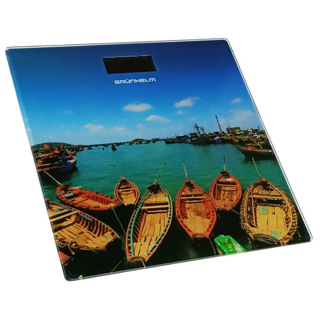 Ваги електронні - BES-BOA (Човен, квадрат, макс-180кг) (GRUNHELM)