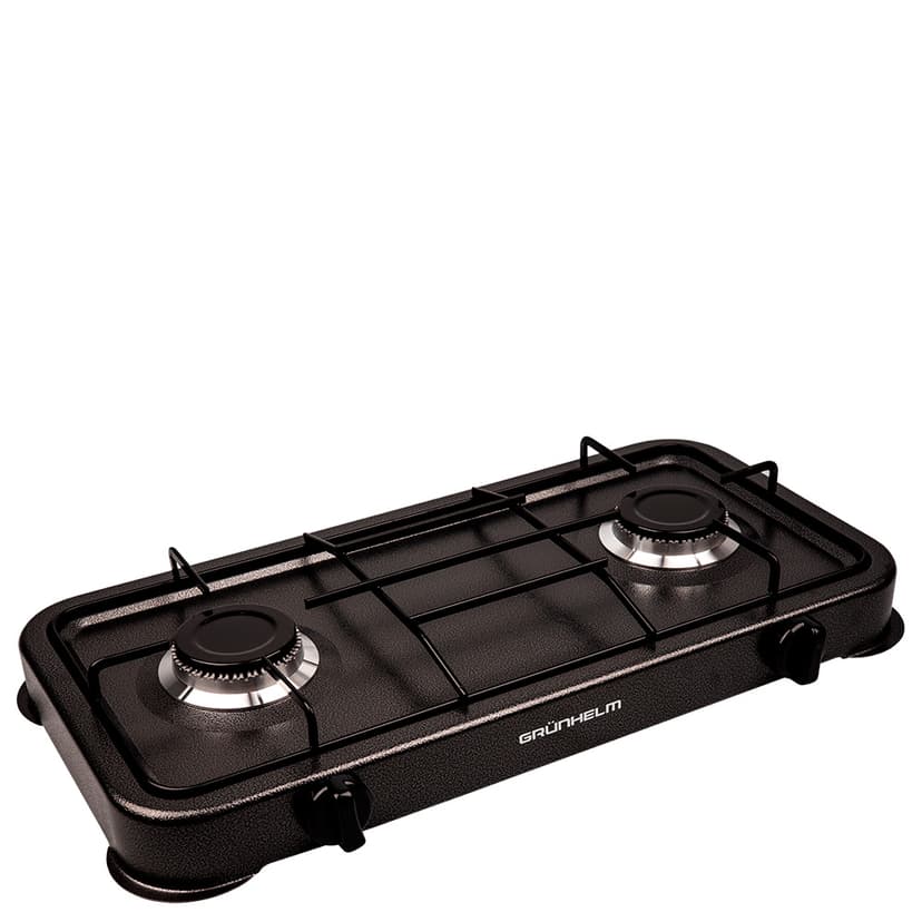 Газова плита - GGP-6002 (двоконфорна без кришки) (GRUNHELM)