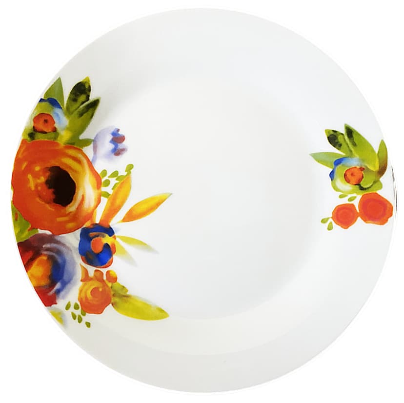 VT-P-3180A Тарілка десертна Акварельний букет Vittora 180 мм