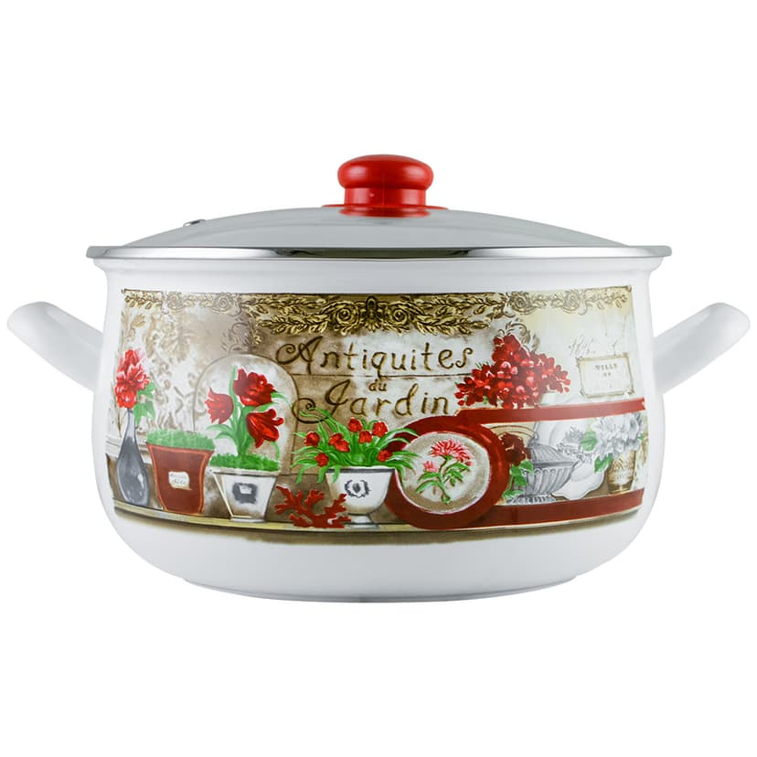 Квітковий сад GT-T-122-FG Каструля GUSTO 22 см, 5,1 л