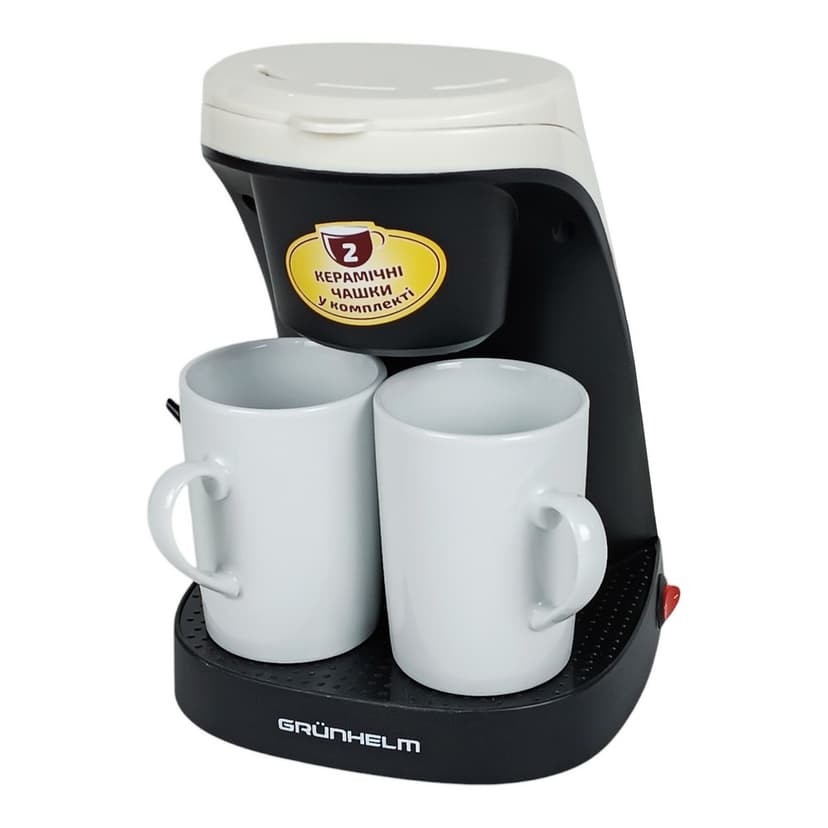 Крапельна кавоварка GDC04, 450Вт 0.24л (GRUNHELM)