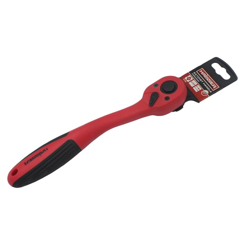 (70165) Ручка-тріскачка 3/8" 72 зуба пластиковий корпус з підв HAISSER