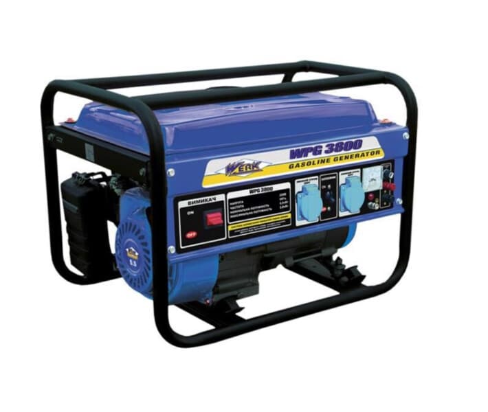 Електростанція бензинова (1 Ф) - WPG3800 (2.8кВт) (WERK) — фото 1