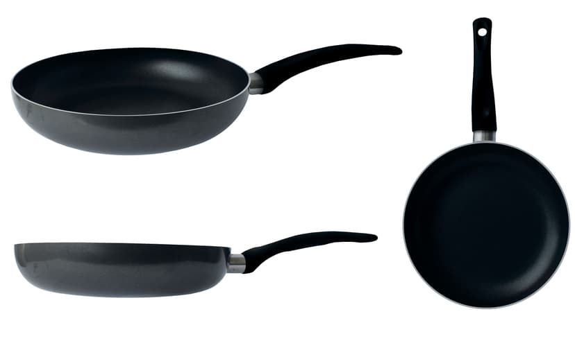 GT-2100-26/3 Сковорода GUSTO, покриття XYLAN (чор), 26 см