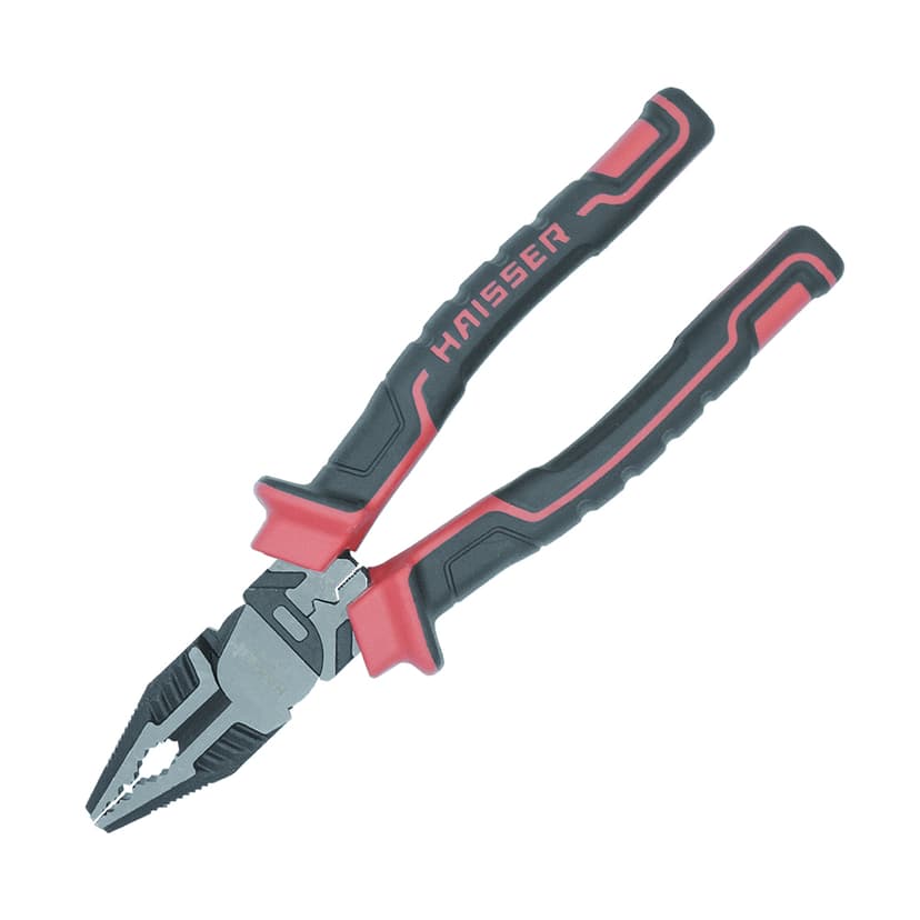 (41134) Плоскогубці 200мм Cr-Ni Blacken Polished 50%SAVE POWER HAISSER