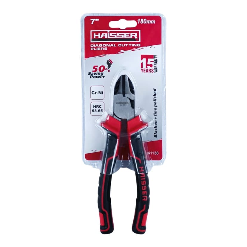 (41138) Бокорізи 180мм Cr-Ni Blacken Polished 50%SAVE POWER HAISSER