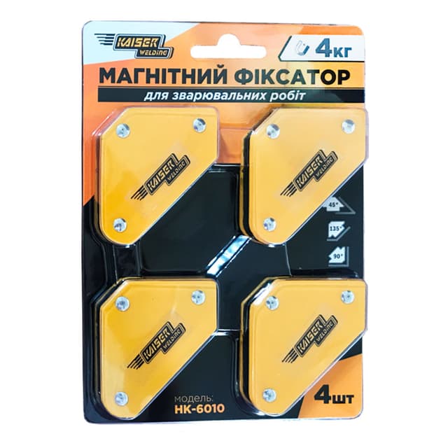 Магнітний фіксатор - HК-6010 (4шт. до 4кг)(KAISER)