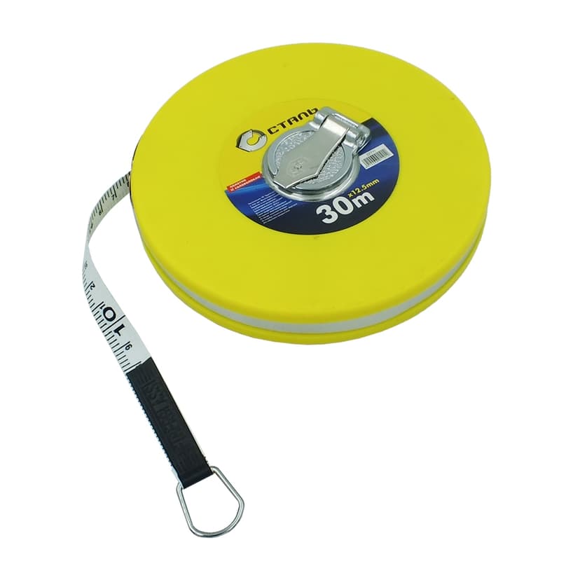 (22711) 30м рулетка полотно зі скловолокна пласт. корп. Сталь