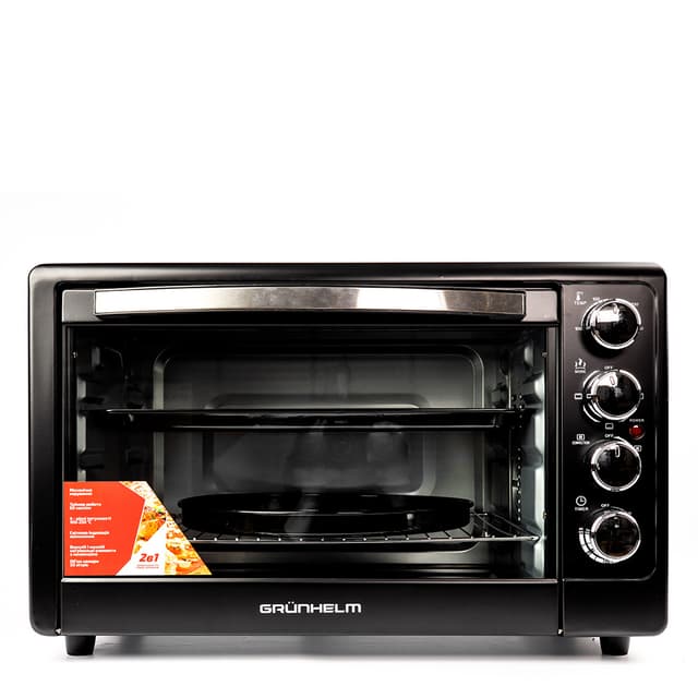 Піч електрична - GN50AC (чорний) 50л, 2200 Вт (GRUNHELM)