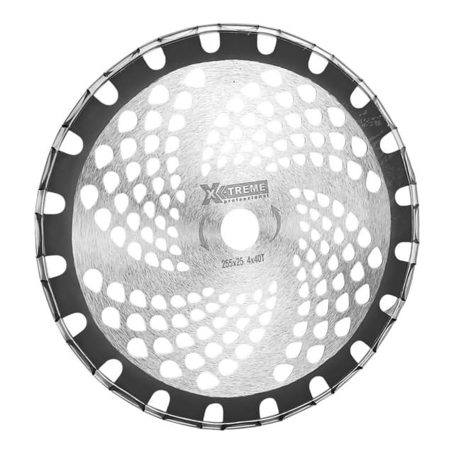 Ніж для мотокоси - 255x25.4x1.3ммx40Т DOUBLE (ПОБЕДІТ) (X-TREME)