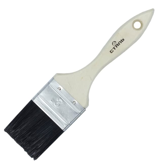 (34071) пензлик для лаку 2" натуральний ворс Сталь