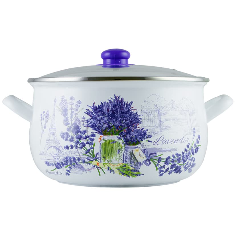 Лаванда GT-T-116-L Каструля GUSTO 16 см, 2,1 л