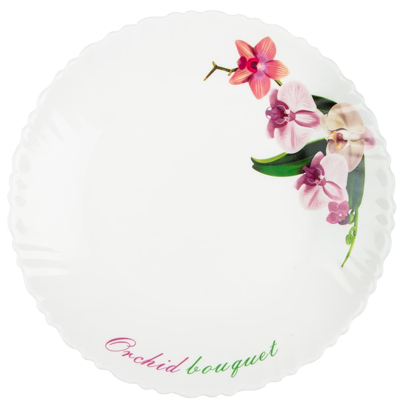 Букет орхідеї, Wave, Тарілка обідня, V-220O, Vittora, 220 мм