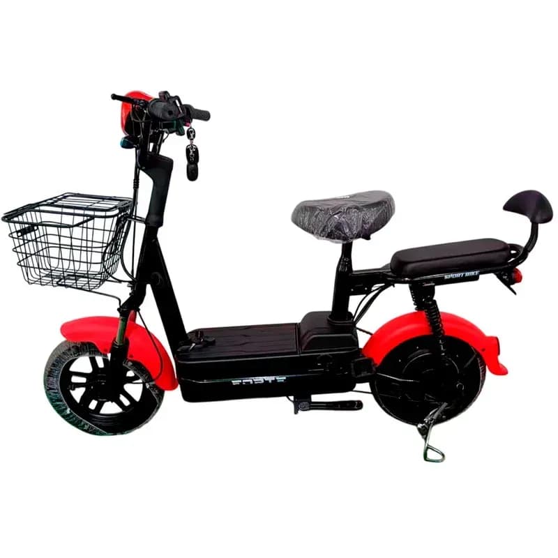 Велоскутер акумуляторний LUCKY-WS500 червоний (+Акумулятор 12V15A/12А 4шт) — фото 1