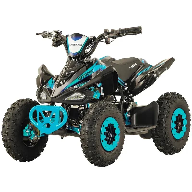 Квадроцикл акумуляторний FORTE ATV800NE сіро-бірюзовий — мініатюра 2
