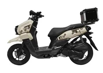 Електроскутер Forte Unicorn-EV, коричневий, з термобоксом (143130)