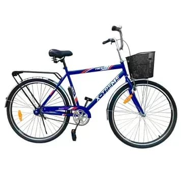 Велосипед X-TREME RIDER C2803 сталь., розмір рами 28" дюймів, розмір коліс 28" дюймів, колір синьо-червоний +корзинка сталева