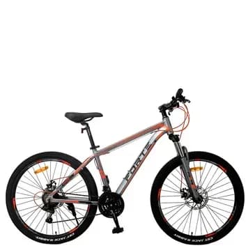 Велосипед FORTE EXTREME алюм., розмір рами 19" дюймів, розмір коліс 27,5" дюймів, колір Сіро-Червоний(помаранчевий)