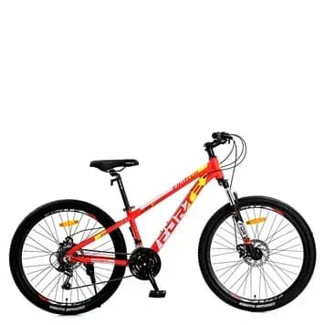 Велосипед FORTE FIGHTER алюм., червоно-жовтий, розмір рами 13" дюймів, розмір коліс 26" дюймів, колір