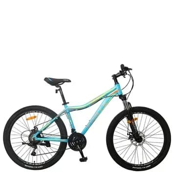 Велосипед FORTE VESTA (жіночий) алюм., розмір рами 16" дюймів, розмір коліс 26" дюймів, колір Синьо-Жовтий