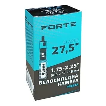 Велокамера FORTE Classic 27.5" х 1.75-2.25 FV (Presta) 48 мм (50шт./ящ.)