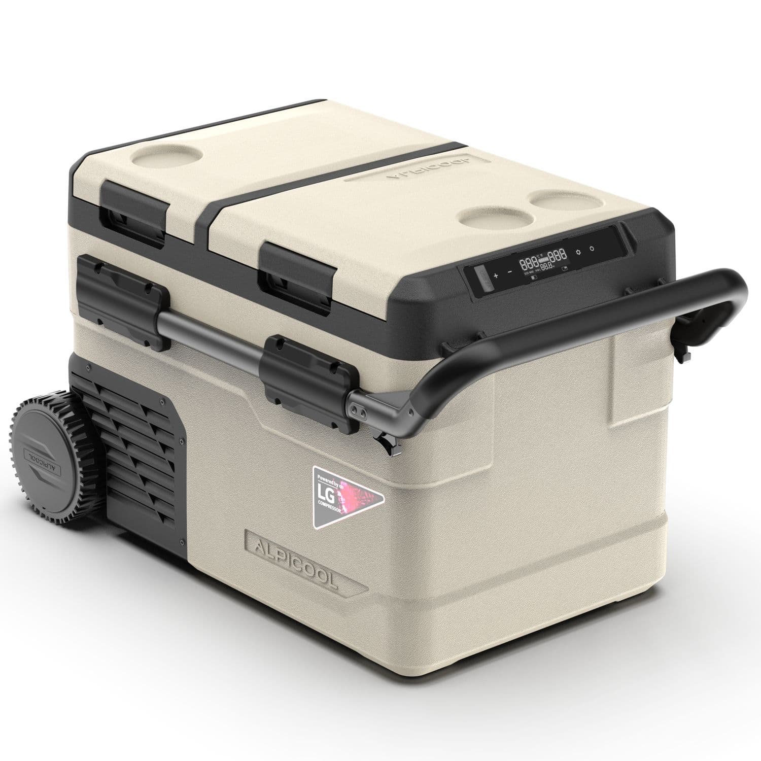 Компресорний автохолодильник Alpicool TGBSW35 (LG). 38 літрів. Двокамерний. До -20℃. (12, 24, 220 вольт) — мініатюра 2