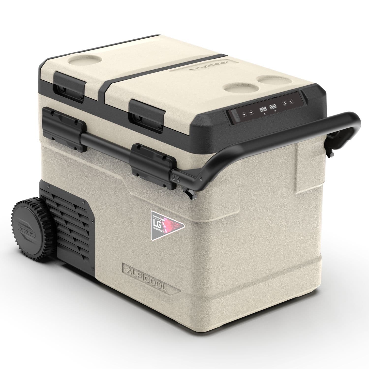 Компресорний автохолодильник Alpicool TGBSW45 (LG). 47 літрів. Двокамерний. До -20℃. (12, 24, 220 вольт) — мініатюра 2