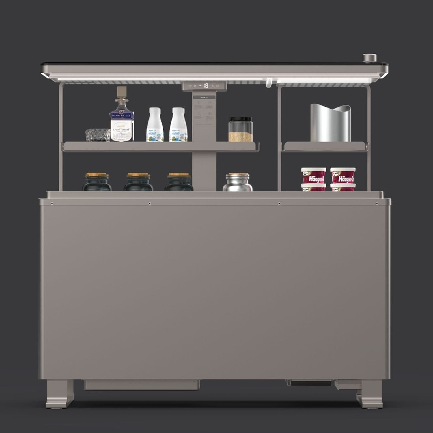 Багатофункціональний модульний холодильник для вбудовування Primst CB150 (150 літрів) — мініатюра 2