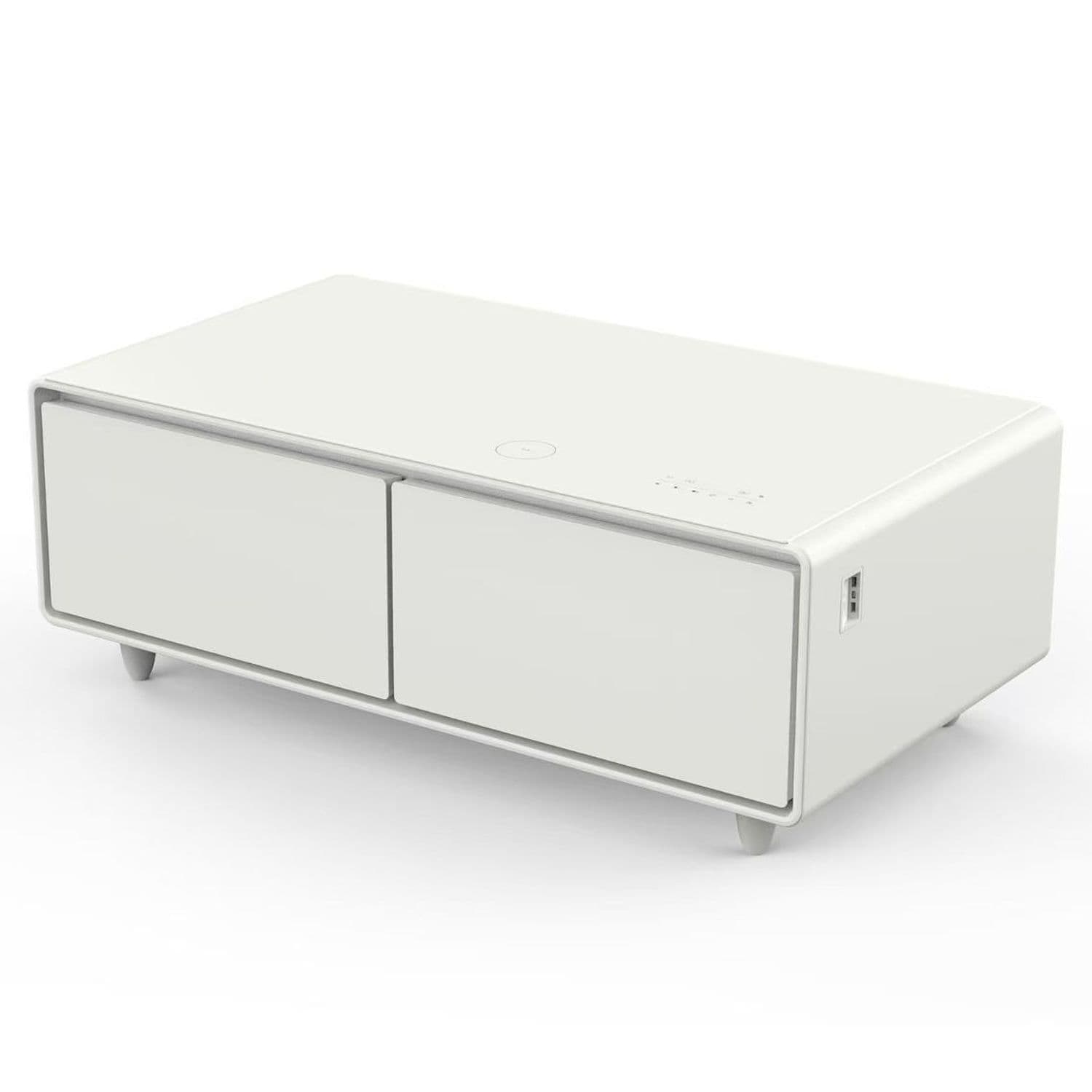 Розумний журнальний стіл з холодильником Primst TB135 (Білий, 135 літрів) — мініатюра 2