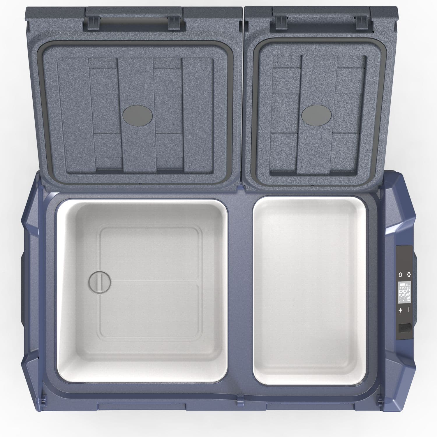 Компресорний автохолодильник Alpicool NLS35 (23 літри). Двокамерний. До -20℃, (12, 24, 220 вольт) — мініатюра 2