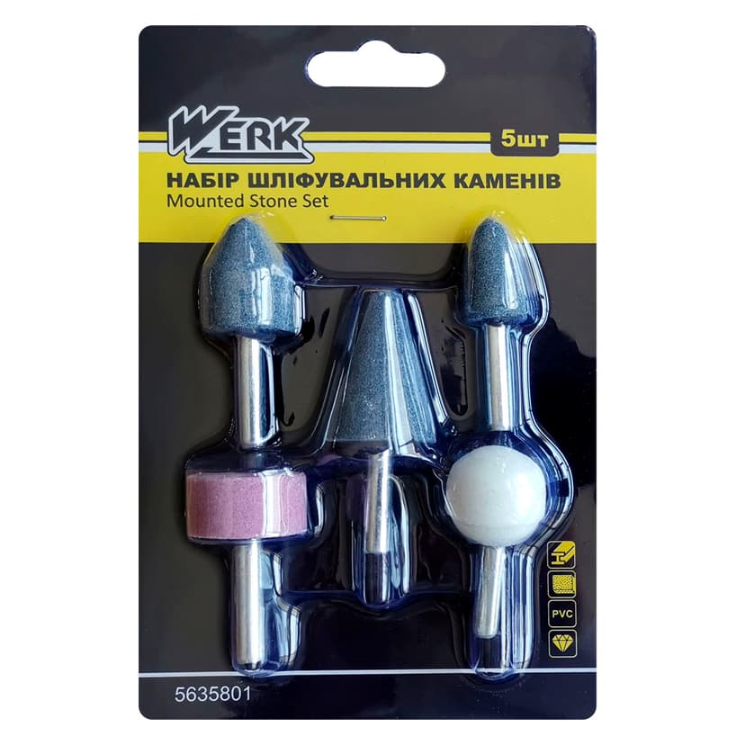 Набір шліфувальних каменів WERK
