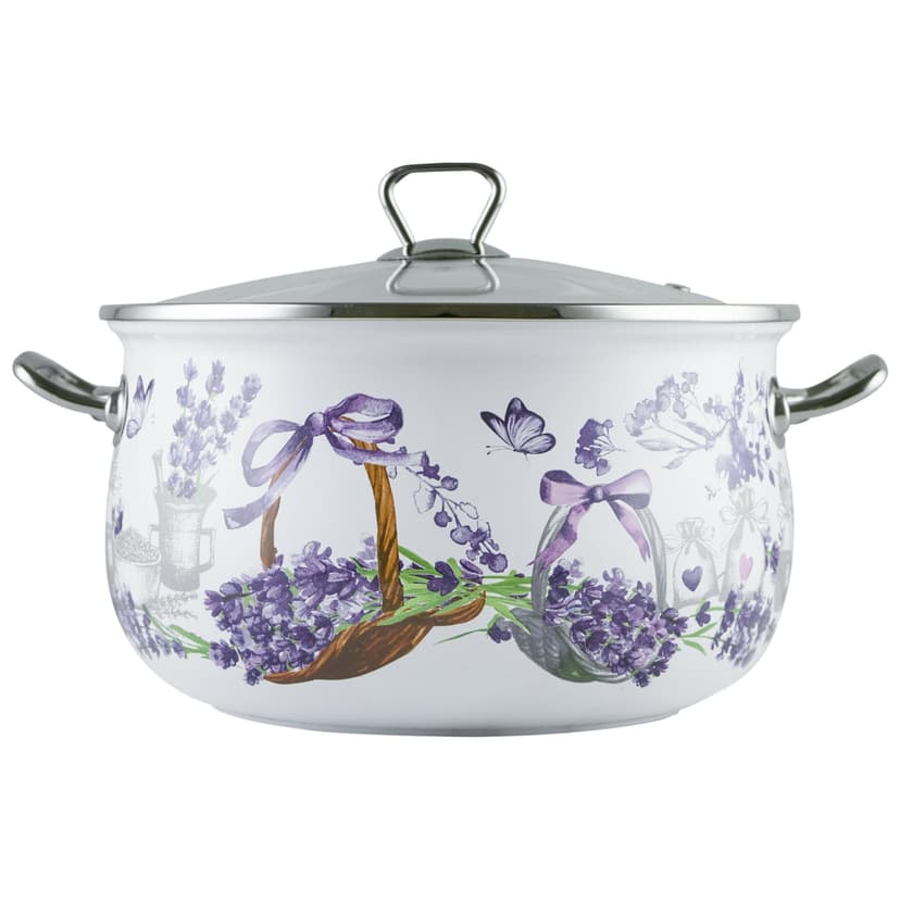 Кошик Лаванди Premium GT-T-224-BL Каструля GUSTO 24 см, 5,7 л