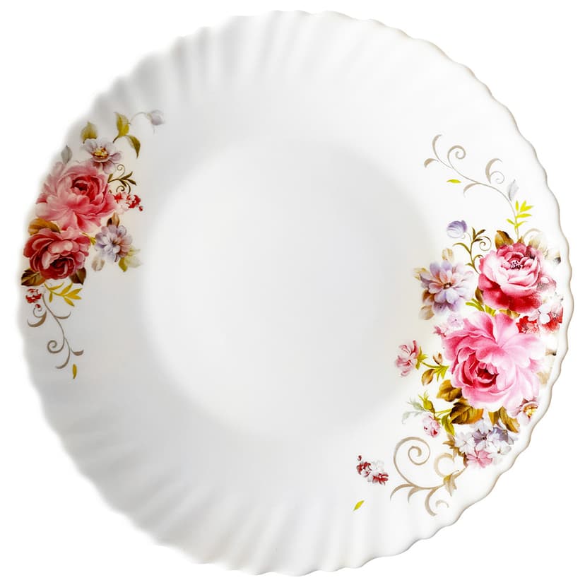 Рожевий букет, Wave, Тарілка обідня, V-220PB, Vittora, 220 мм