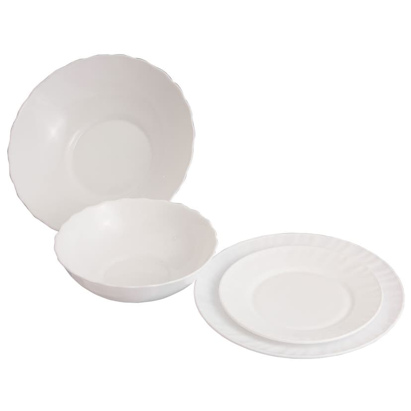 VT-419W Набір посуду Blanco, Vittora 19 пр