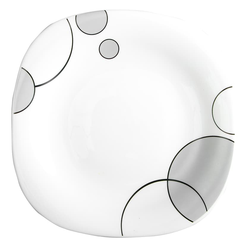 Сірі бульбашки Square Тарілка десертна V-215Sgb, Vittora 215 мм