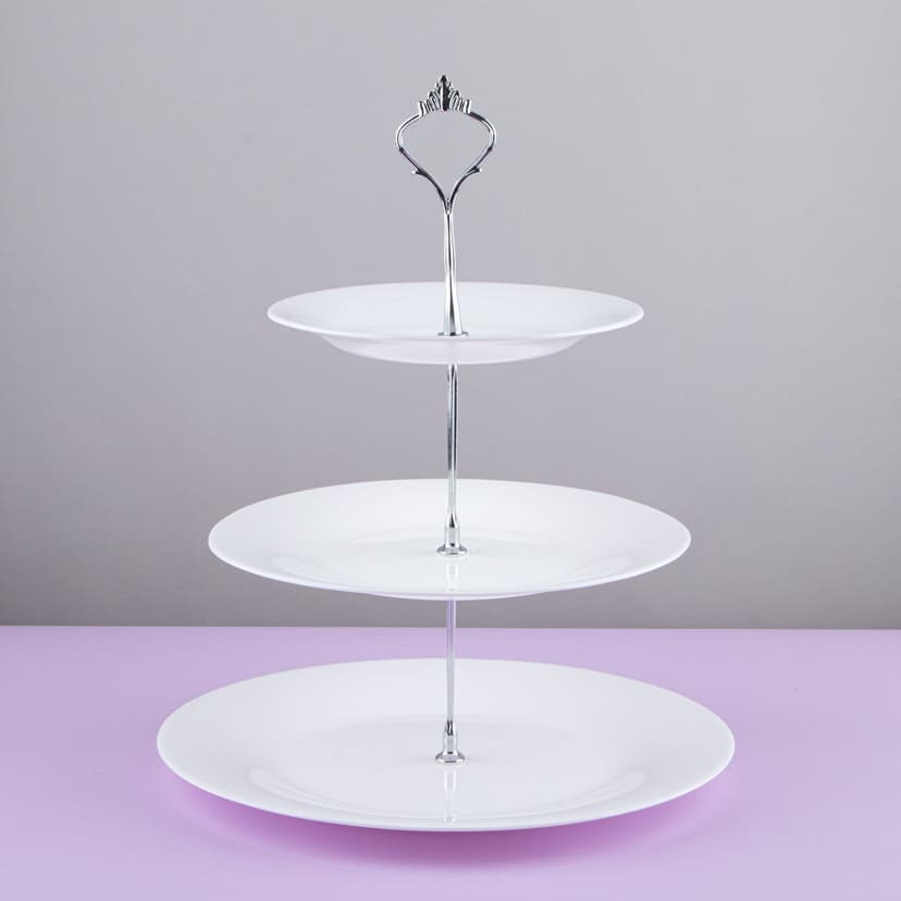 VT-422B Фруктовниця 3-х ярусна Blanco Buongiorno, Vittora