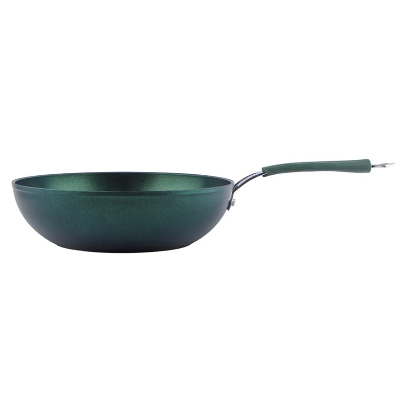 PR-2108-26 Сковорода 'EMERALD' WOK 26x8,0 см TITANIUM PRO, PEPPER