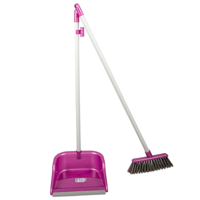 Набір віник з совком і ручкою 165 (ZAMBAK)