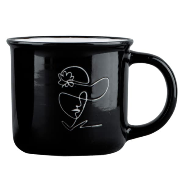 VT-C-513370 Чашка Lady in black Vittora 370мл