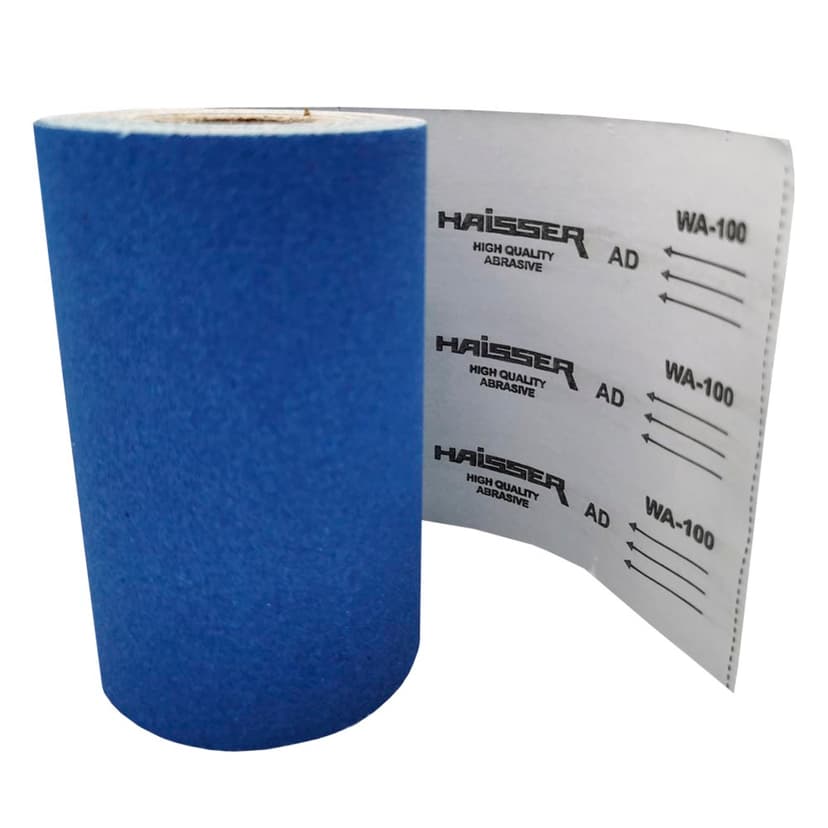 Шліфувальна шкурка, паперова основа - 115мм x 5м, зерно 100 (HAISSER)