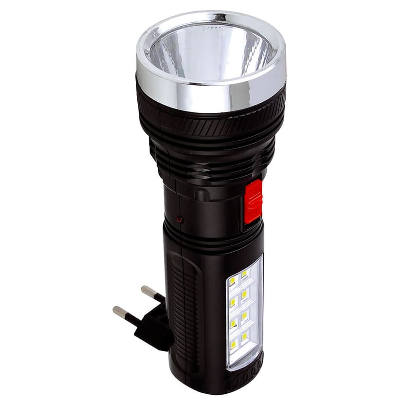 Ліхтар LED, акум, ручний - GR-227 (1W LED+8SMD, 400mAh) (GRUNHELM)