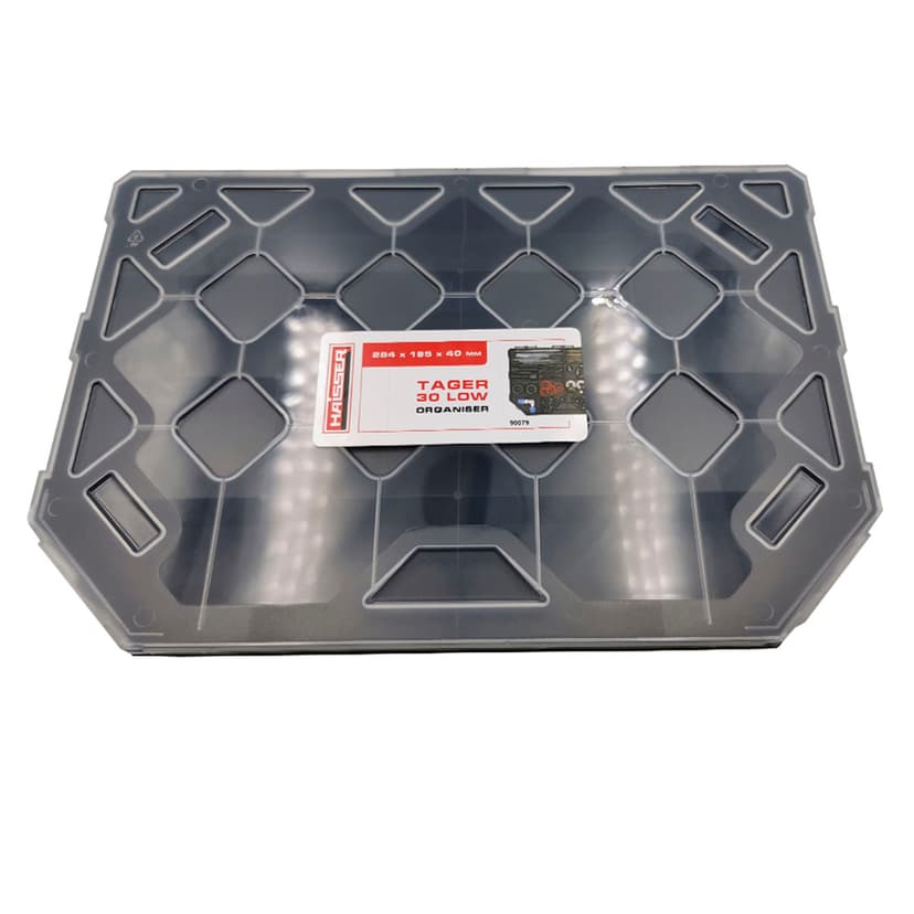 (90079) Органайзер пластиковий з фікс. секціями Tager 30 Low HAISSER