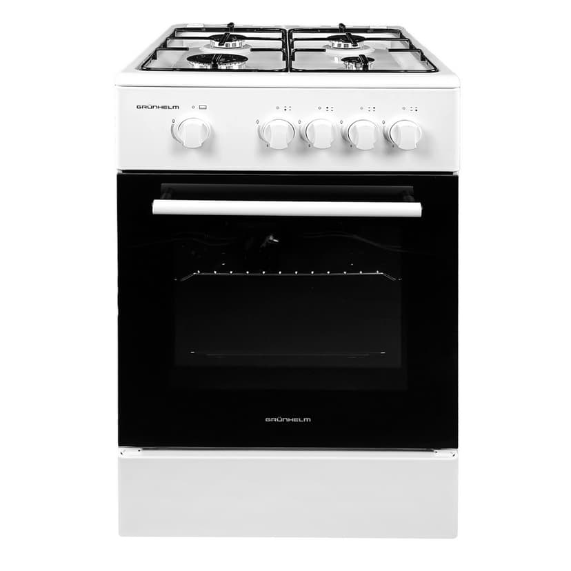 Плита газова 50см - G4F5600W, біла (GRUNHELM)