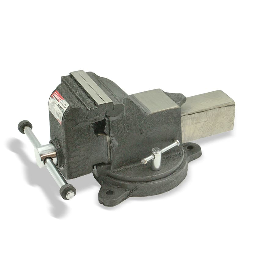 (47138) Лещата верстатні поворотні SG Iron 100мм, 7.5кг HAISSER