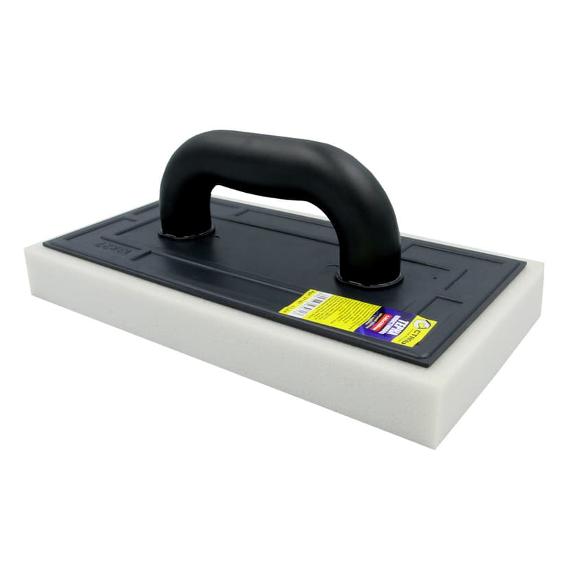 (37181) Терка пластикова 140х280мм щільний поролон з нарізкою СТАЛЬ